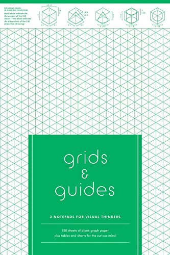 9781616893705: Grids & Guides: 3 Notepads for Visual Thinkers (3 designs in blue, green, red, tear-off sheets, 50 sheets each, 6 x 9 in): 3 Notepads for Visual ... tear-off sheets, 50 sheets each, 6 x 9 in)