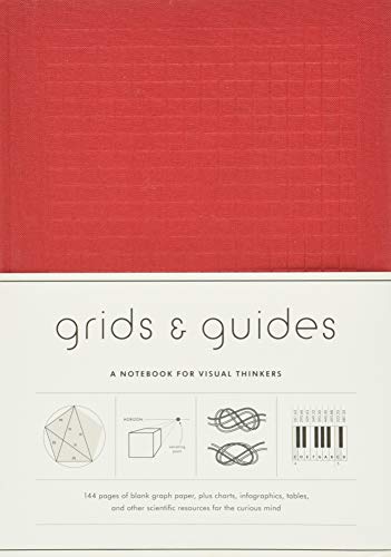 Imagen de archivo de Grids Guides (Red): A Notebook for Visual Thinkers (stylish clothbound journal for design, architecture, and creative professionals and students) a la venta por Bookoutlet1