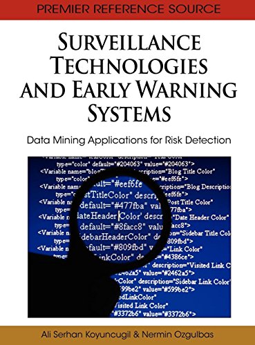 9781616928650: Surveillance Technologies and Early Warning Systems: Data Mining Applications for Risk Detection (Premier Reference Source)