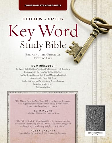 

The Hebrew-Greek Key Word Study Bible: CSB Edition, Black Bonded (Key Word Study Bibles)