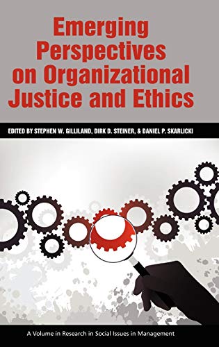 Imagen de archivo de Emerging Perspectives on Organizational Justice and Ethics (Hc) (Research in Social Issues in Management) a la venta por Lucky's Textbooks