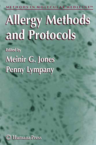 Stock image for Allergy Methods and Protocols (Methods in Molecular Medicine, 138) for sale by Lucky's Textbooks