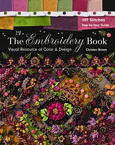 Beispielbild fr The Embroidery Book: Visual Resource of Color & Design zum Verkauf von WorldofBooks