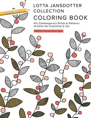 Stock image for Lotta Jansdotter Collection Coloring Book: 45+ Contemporary Prints Patterns to Color for Creativity Joy for sale by Book Outpost