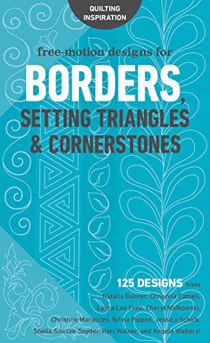 Beispielbild fr Free-Motion Designs for Borders, Setting Triangles &amp; Cornerstones zum Verkauf von Blackwell's