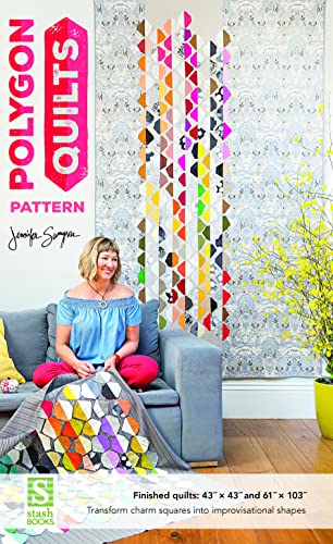 9781617456763: Polygon Quilts Pattern: Transform Charm Squares into Improvisational Shapes