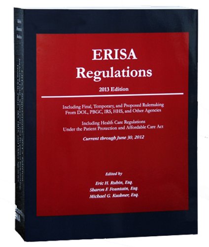 9781617460593: Erisa Regulations: 2013