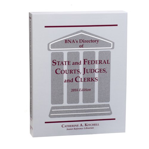 9781617467066: Directory Of State And Federal Courts, Judges And Clerks: 2016