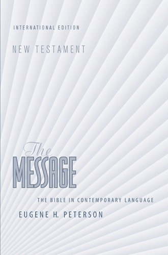 Imagen de archivo de NAV: The Message Ministry Edition New Testament International Edition: The Bible in Contemporary Language a la venta por WorldofBooks