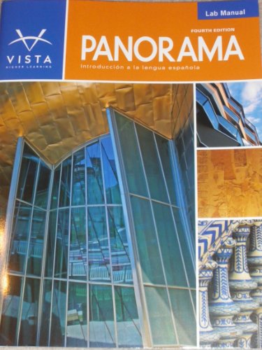 Imagen de archivo de Panorama 4e Lab Manual a la venta por Better World Books