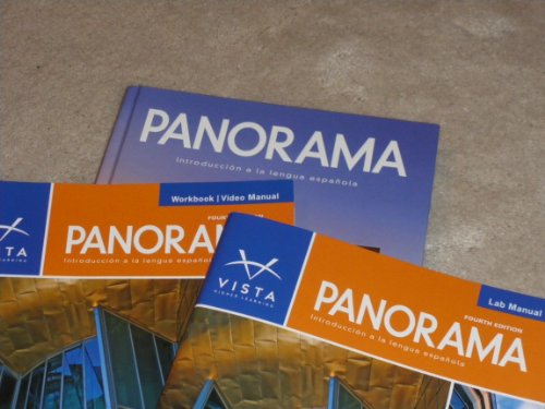 9781617677489: Panorama, 4th Edition, Student Edition, Supersite Code, Workbook/Video Manual and Lab Manual