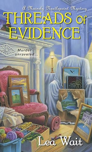 Imagen de archivo de Threads of Evidence (A Mainely Needlepoint Mystery) a la venta por Wonder Book