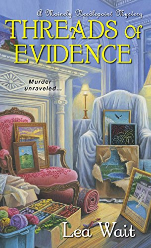 Stock image for Threads of Evidence (A Mainely Needlepoint Mystery) for sale by Wonder Book