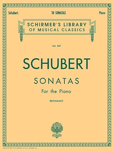Imagen de archivo de 10 Sonatas: Schirmer Library of Classics Volume 837 Piano Solo (Schirmer's Library of Musical Classics) a la venta por Blindpig Books
