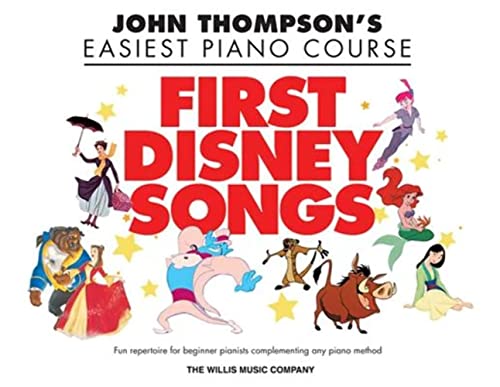 9781617741791: John Thompson's Easiest Piano Course: First Disney Songs [Lingua inglese]