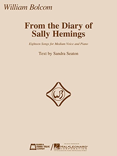 9781617742514: From the Diary of Sally Hemings: Medium Voice and Piano