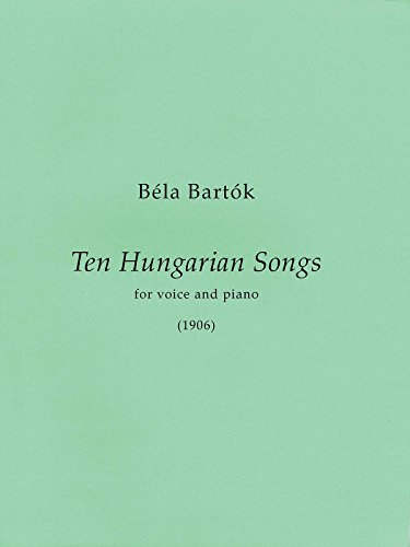 9781617742880: 10 hungarian songs chant: First Edition Medium/High Voice and Piano
