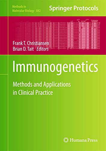 9781617798412: Immunogenetics: Methods and Applications in Clinical Practice: 882 (Methods in Molecular Biology, 882)