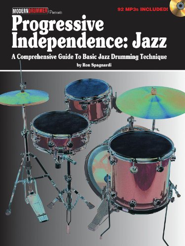 9781617803116: Progressive Independence Jazz Comprehensive Guide Basic Drums Bk/Cd