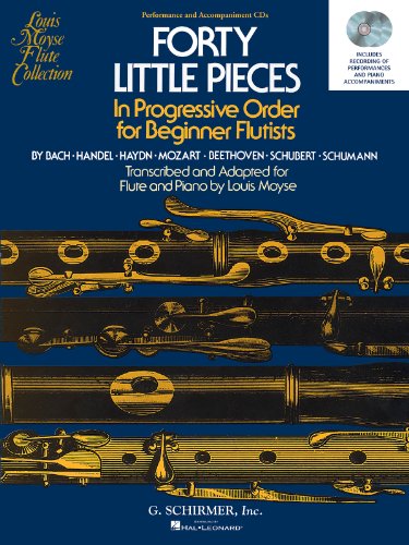 Beispielbild fr 40 Little Pieces in Progressive Order for Beginner Flutists zum Verkauf von Wonder Book