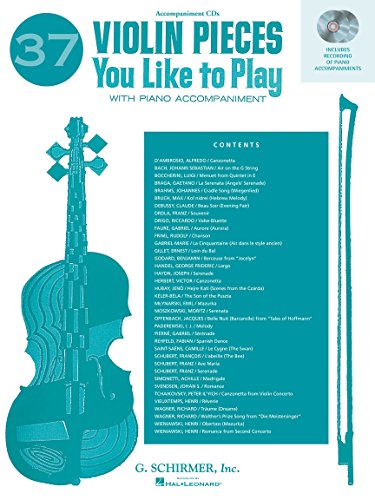 9781617806421: 37 violin pieces you like to play accompaniment cd only cd