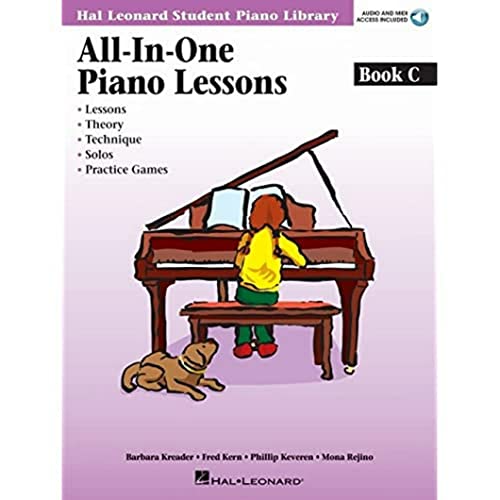 Imagen de archivo de All-In-One Piano Lessons Book C Book/Online Audio [With CD (Audio)] a la venta por ThriftBooks-Dallas