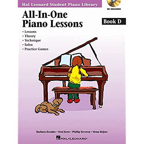 Imagen de archivo de All-in-One Piano Lessons Book D a la venta por BooksRun
