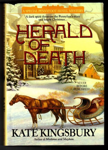 9781617934360: Herald of Death (Pennyfoot Hotel Mysteries) by Kate Kingsbury (2011) Hardcover