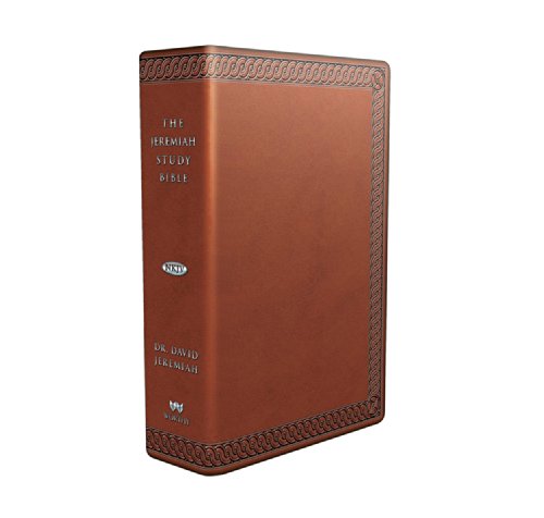 Beispielbild fr The Jeremiah Study Bible, NKJV: (Brown w/ burnished edges) LeatherLuxe®: What It Says. What It Means. What It Means for You. zum Verkauf von Books From California