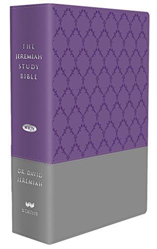 9781617956485: Jeremiah Study Bible-NKJV: New King James Version, Purple / Gray Burnished, Leatherluxe