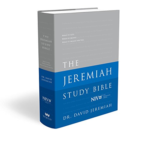 Beispielbild fr Holy Bible: New International Version, Jacketed, the Jeremiah Study Bible; What It Says - What It Means - What It Means for You zum Verkauf von Revaluation Books