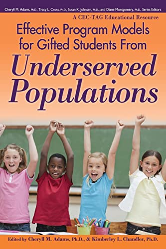 Beispielbild fr Effective Program Models for Gifted Students from Underserved Populations (CEC-TAG Educational Resources) zum Verkauf von Reuseabook