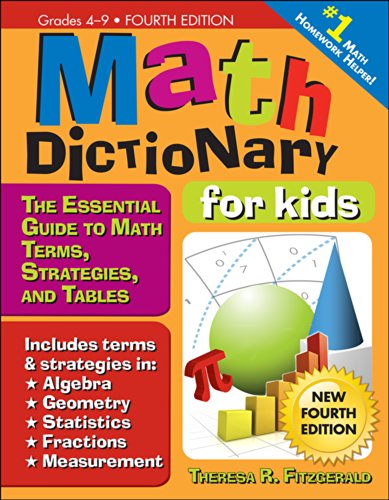 9781618211675: Math Dictionary for Kids: The Essential Guide to Math Terms, Strategies, and Tables