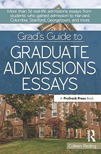 Stock image for Grad's Guide to Graduate Admission Essays for sale by Better World Books