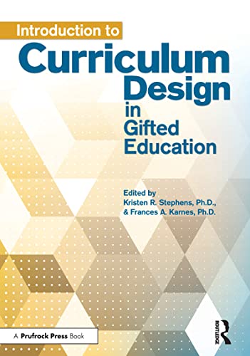 Beispielbild fr Introduction to Curriculum Design in Gifted Education zum Verkauf von Blackwell's