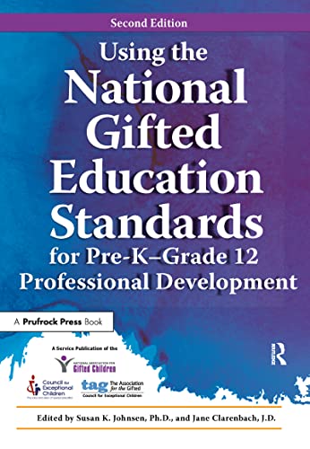 9781618215840: Using the National Gifted Education Standards for Pre-K - Grade 12 Professional Development