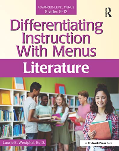 9781618219503: Differentiating Instruction With Menus: Literature (Grades 9-12)