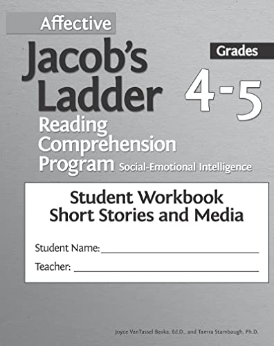 Beispielbild fr Affective Jacob's Ladder Reading Comprehension Program: Grades 4-5, Student Workbooks, Short Stories and Media (Set of 5) zum Verkauf von Books From California