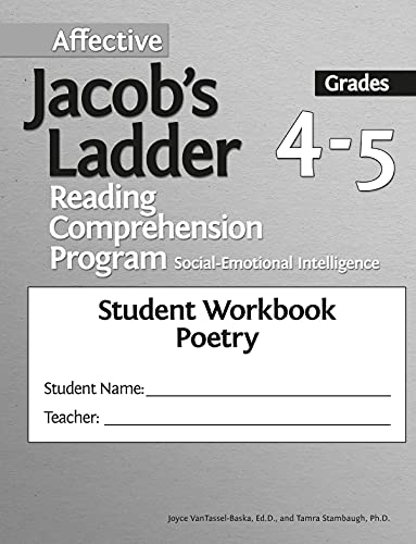 Beispielbild fr Affective Jacob's Ladder Reading Comprehension Program: Grades 4-5, Student Workbooks, Poetry (Set of 5) zum Verkauf von Books From California