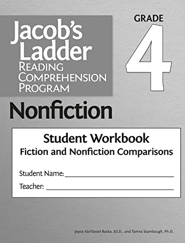 Beispielbild fr Jacob's Ladder Reading Comprehension Program: Nonfiction Grade 4, Student Workbooks, Fiction and Nonfiction Comparisons (Set of 5) zum Verkauf von Books From California