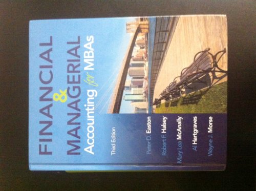 Beispielbild fr Financial and Managerial Accounting for MBAs zum Verkauf von Better World Books