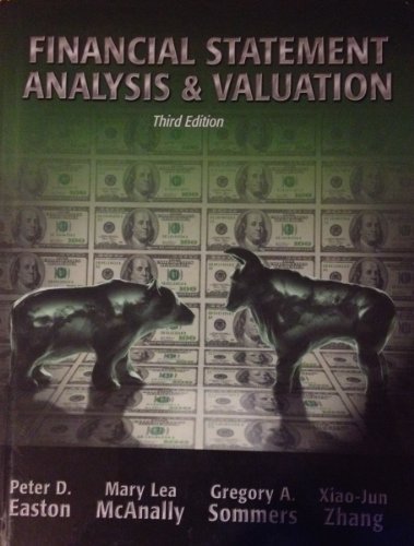 Beispielbild fr Financial Statement Analysis and Valuation zum Verkauf von ThriftBooks-Dallas