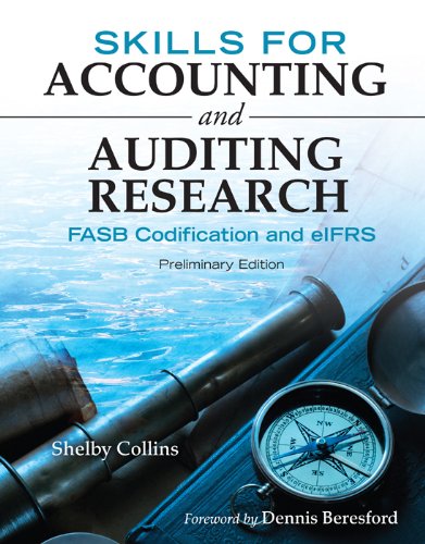 Stock image for Skills for Accounting and Auditing Research: FASB Codification and eIFRS, Preliminary Edition for sale by HPB-Red