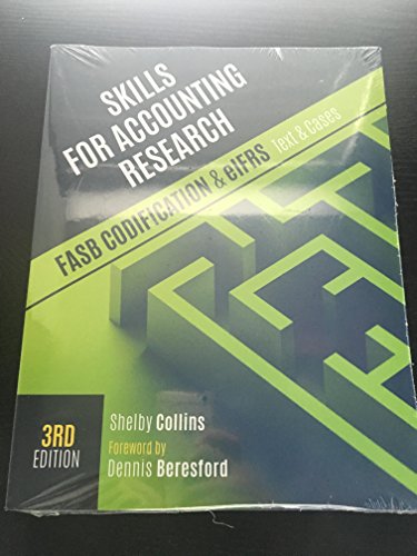 Stock image for SKILLS F/ACCOUNTING+AUDITING RESEARCH [Paperback] Shelby Collins for sale by BooksRun