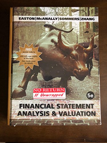 Beispielbild fr Financial Statement Analysis and Valuation zum Verkauf von Better World Books