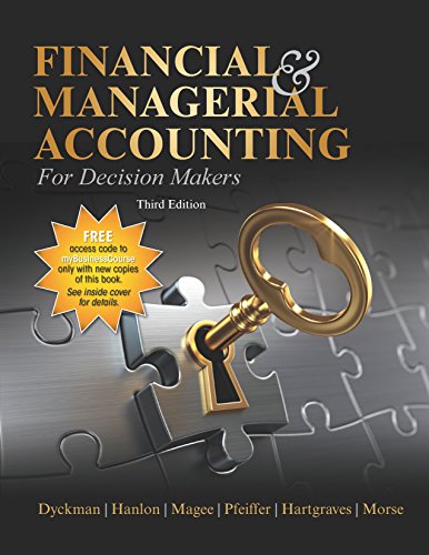 Beispielbild fr Financial and Managerial Accounting for Decision Makers zum Verkauf von Better World Books