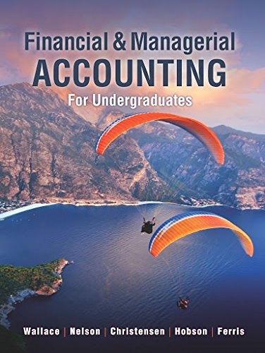 Imagen de archivo de Financial and Managerial Accounting for Undergraduates a la venta por HPB-Red