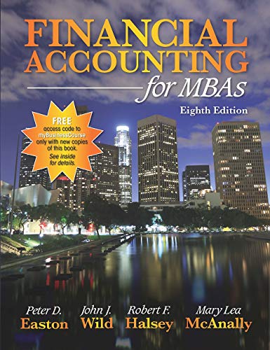 Stock image for Financial Accounting for MBAs 8e for sale by HPB-Red