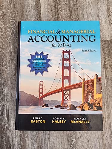 Stock image for Financial and Managerial Accounting for MBAs for sale by SecondSale