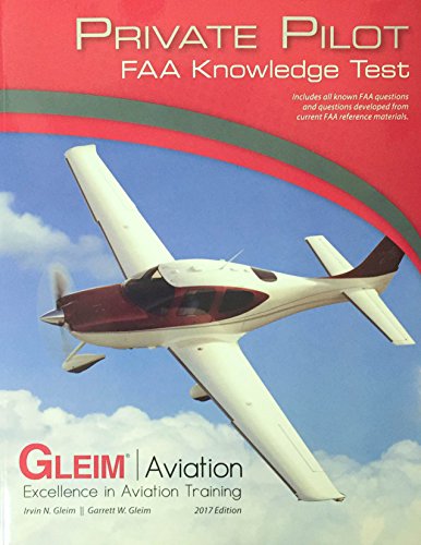 Beispielbild fr Gleim 2017 Private Pilot Knowledge Test Prep Book zum Verkauf von BooksRun